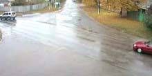 Geregelte Kreuzung in der Sadovaya Straße Webcam - Zmiev