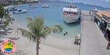 Embarcadère avec plages Webcam - Cruz Bay
