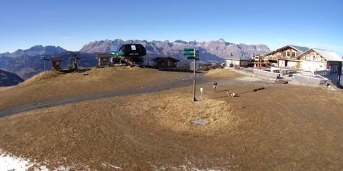 Skigebiet Mont Blanc Webcam - Albertville