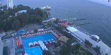 Vue sur la piscine du Grand Hôtel Pearl Webcam - Sotchi