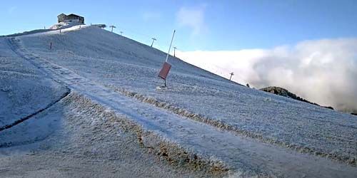 Le sommet du Mont Joux dans la station du Mont Blanc Webcam - Albertville