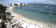 Spiaggia sulla riva di una bellissima baia Webcam - Badalona