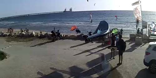 Strände an der Küste von Cäsarea Webcam - Netanya