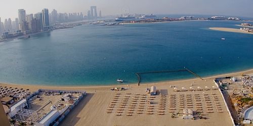Port maritime sur Palm Jumeirah Webcam - Dubaï