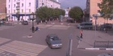 Crossroad Street. Trekhsvyatskaya e b. Radishcheva Webcam - Tver