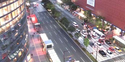 Verkehr in der Innenstadt Webcam - Fukuoka
