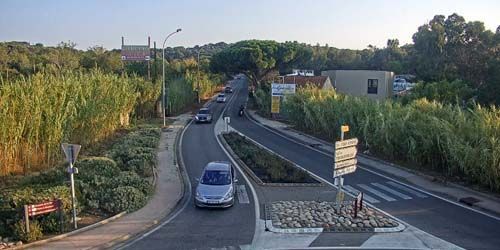 Traffico sulla strada per le spiagge Webcam - Hyères