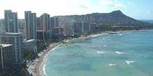 Voir Hôtel Sheraton Waikiki Webcam - Les îles hawaïennes