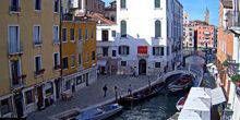 Wasserkanal in der Region Dorsoduro Webcam - Venedig