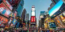 Große Werbung in Times Square Webcam - New York