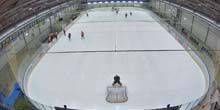 Stadio del ghiaccio invernale Webcam - Lanskroun