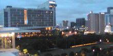 Wolkenkratzer in der Mitte, Blick auf das HILTON Hotel Webcam - Houston