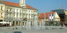 Place centrale Webcam - Osijek