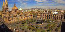 WebKamera Guadalajara - Kathedrale und der Plaza de Armas