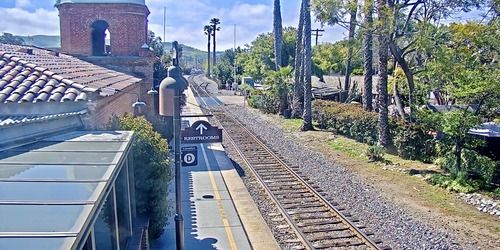 WebKamera San Juan Capistrano - Bahnübergang In Kalifornien.