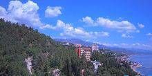 WebKamera Aluschta - Blick auf die Berge vom Sea Hotel