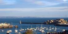 WebKamera Saint Peter Port - Blick auf die Bucht vom alten Regierungshaus