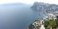 WebKamera Neapel - Blick auf die Halbinsel Sorrent von Capri