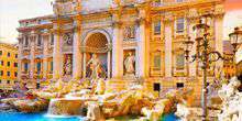 Webсam Rome - Vue de la fontaine de Trevi