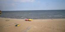 Webсam Mariupol - Spiaggia del villaggio di Peschaniy
