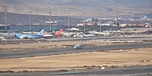 Flughafen Fuerteventura PTZ Webcam - Las Palmas auf Gran Canaria