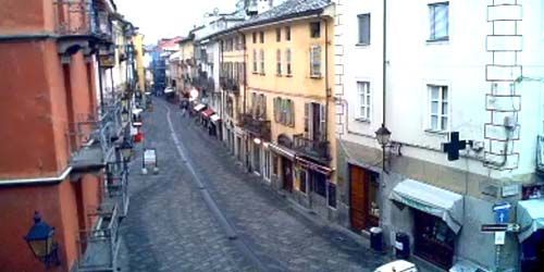 WebKamera Aosta - Fußgänger in der Innenstadt