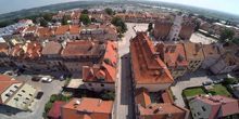 WebKamera Sandomierz - Panorama von einer Höhe