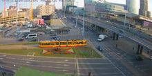 WebKamera Warschau - 40-jähriges Jubiläumsviertel, gefährliche Kreuzung