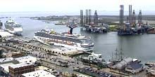 WebKamera Galveston - Kreuzfahrtterminal im Seehafen