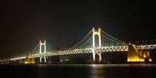 WebKamera Busan - Kwanan-Brücke, Fußgängerpromenade