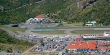 WebKamera Gustavia - Landebahn des Flughafens