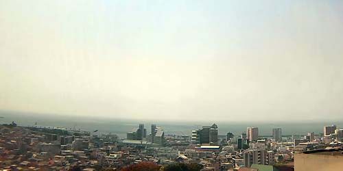 WebKamera Kobe - Panorama der Ocean Bay und der Akashi Strait