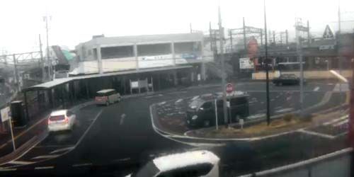 WebKamera Miyazu - Parken vor dem Bahnhof Kasamatsu