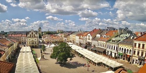 Piazza centrale. Rynek Miejski Webcam - Rzeszow