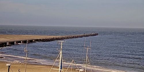 Spiaggia. Havbad. Mare del Nord Webcam - Vorupør