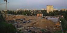 WebKamera Moskau - Bau des Stadions KRASNAYA STRELA