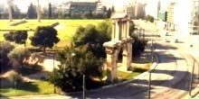 WebKamera Athen - Triumphbogen von Hadrian, Tempel des olympischen Zeus